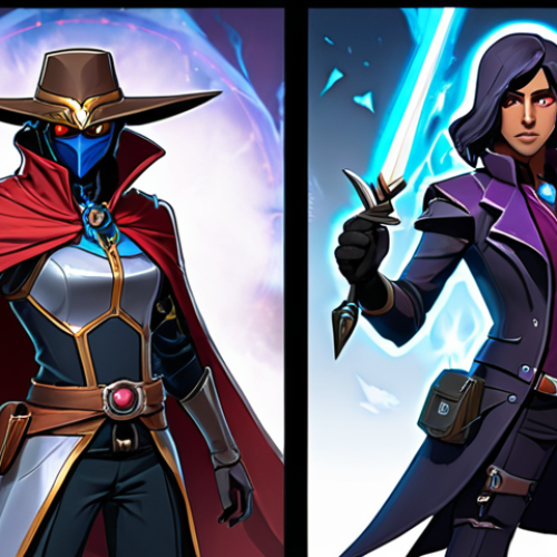 **Image Prompt 1: Valorant Characters and Roles**
   - Create an illustration featuring various Valorant characters, each representing their roles: Jett as a Duelist, Sage as a Sentinel, Sova as an Initiator, and Omen as a Duelist. Showcase their unique abilities in action, such as Jett's speed and dash, Sage's healing and ice wall, Sova's detection arrow, and Omen's teleportation and smoke cover.